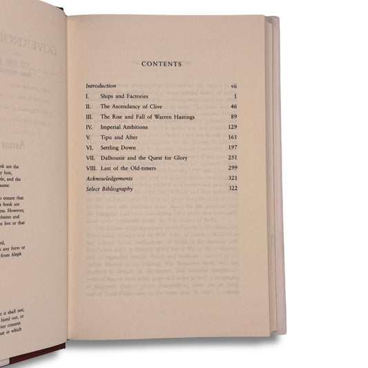 Governors of Empire: The East India Company’s Chief Functionaries in India by Amar Farooqui