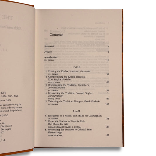 The Khalsa: Sikh & Non-Sikh Perspectives by J.S. Grewal