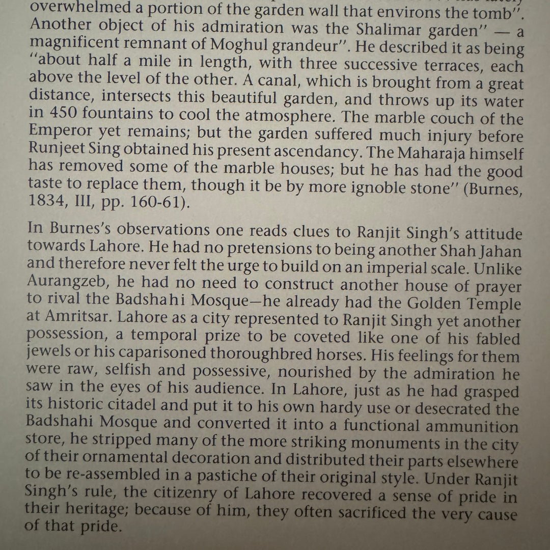 Lahore: Illustrated Views of the 19th Century by F. S. Aijazuddin - ramblingsofasikh