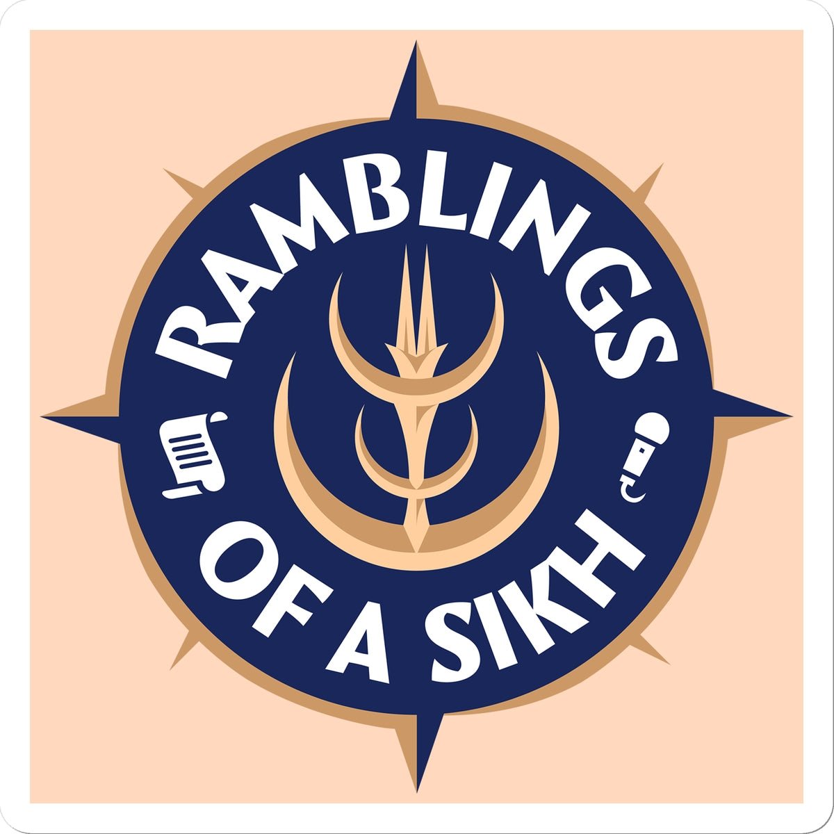 Ramblings of a Sikh Logo Sticker - ramblingsofasikh