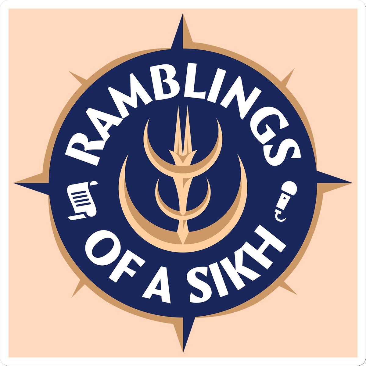 Ramblings of a Sikh Logo Sticker - ramblingsofasikh