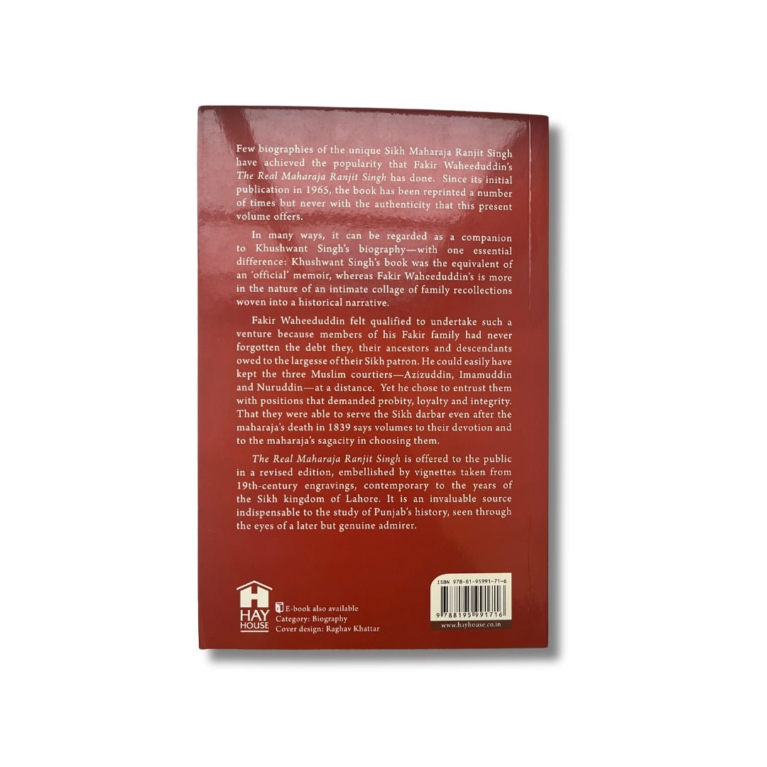The Real Ranjit Singh by Fakir Syed Waheeduddin - ramblingsofasikh