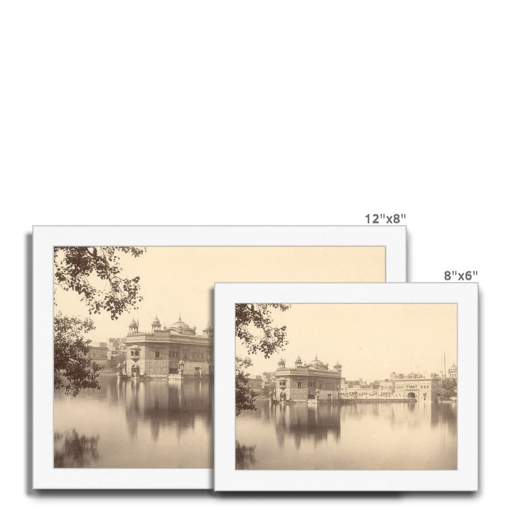 'Holy Sikh Tank & Golden Temple At Amrtisar", 1858-61 - Framed Print - ramblingsofasikh