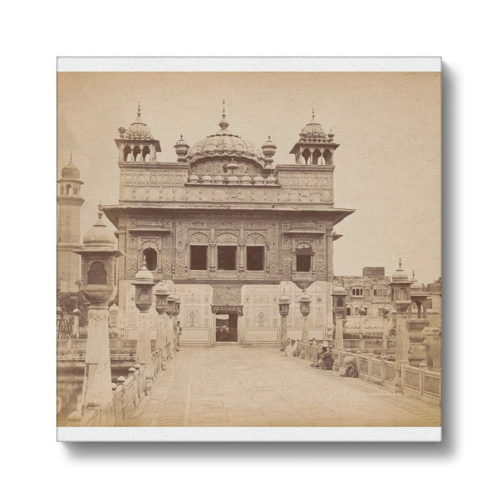 Entrace of Sri Harmandir Sahib, Umritsur, 1850 - 1900 - Canvas - ramblingsofasikh
