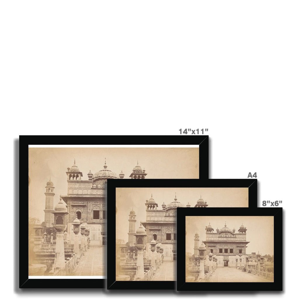 Entrace of Sri Harmandir Sahib, Umritsur, 1850 - 1900 - Framed Print - ramblingsofasikh
