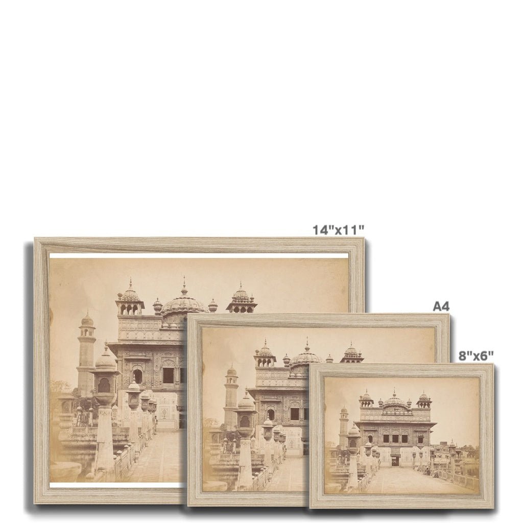 Entrace of Sri Harmandir Sahib, Umritsur, 1850 - 1900 - Framed Print - ramblingsofasikh