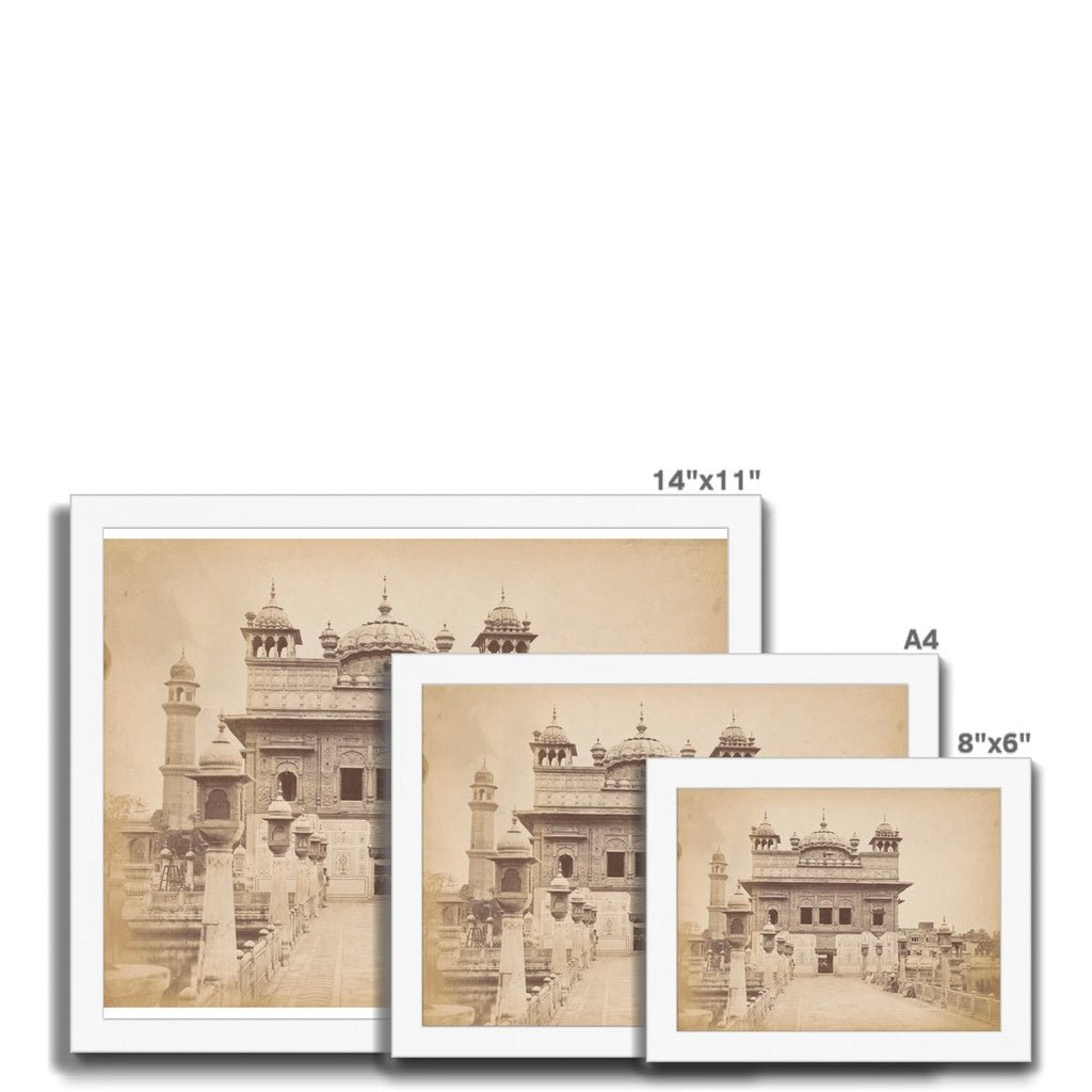 Entrace of Sri Harmandir Sahib, Umritsur, 1850 - 1900 - Framed Print - ramblingsofasikh