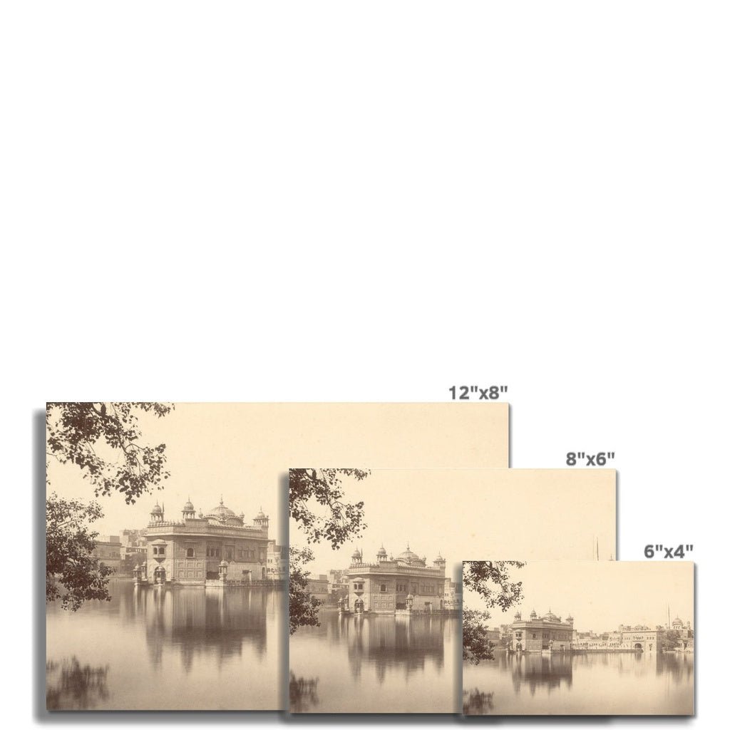'Holy Sikh Tank & Golden Temple At Amrtisar", 1858 - 61 - Fine Art Print - ramblingsofasikh