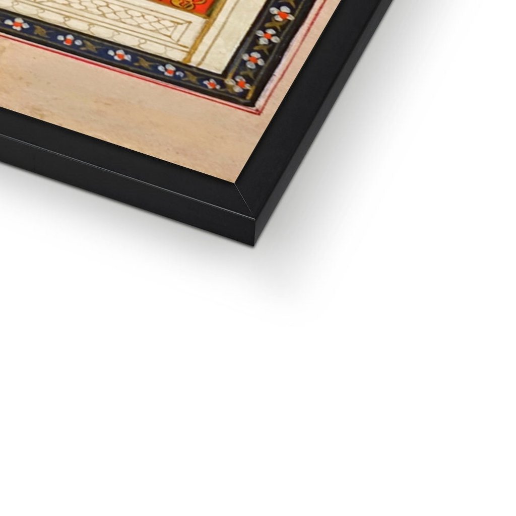 Raja Dhian Singh, Sikh School, mid - 1800s - Framed Print - ramblingsofasikh