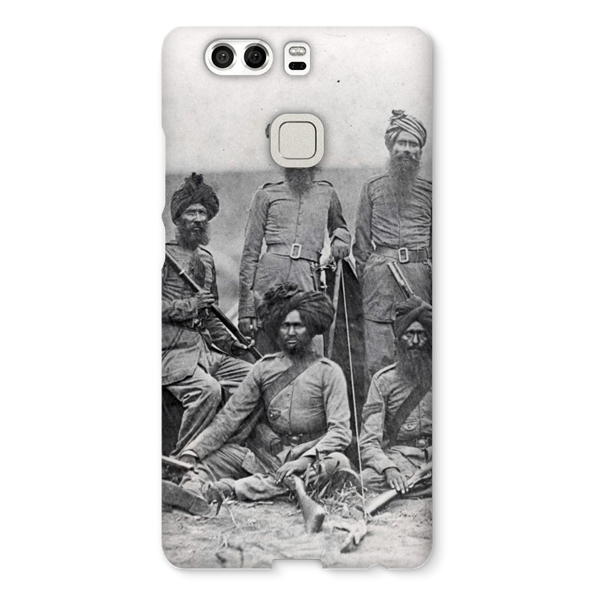 Sikh Officers of the British 15th Punjab Infantry Regiment Snap Phone Case - ramblingsofasikh