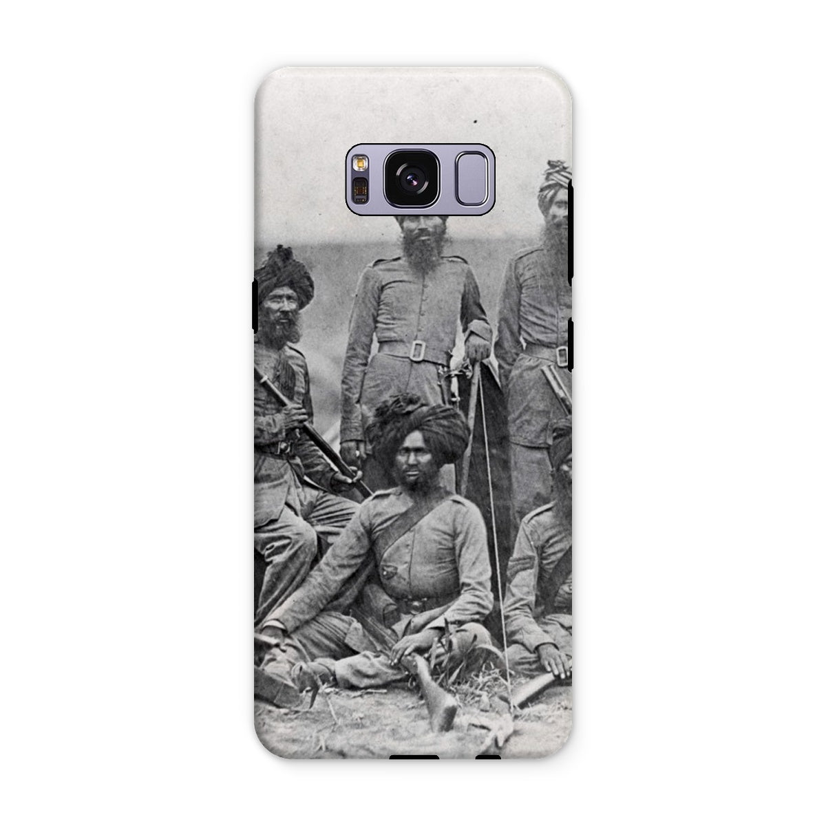 Sikh Officers of the British 15th Punjab Infantry Regiment Tough Phone Case - ramblingsofasikh