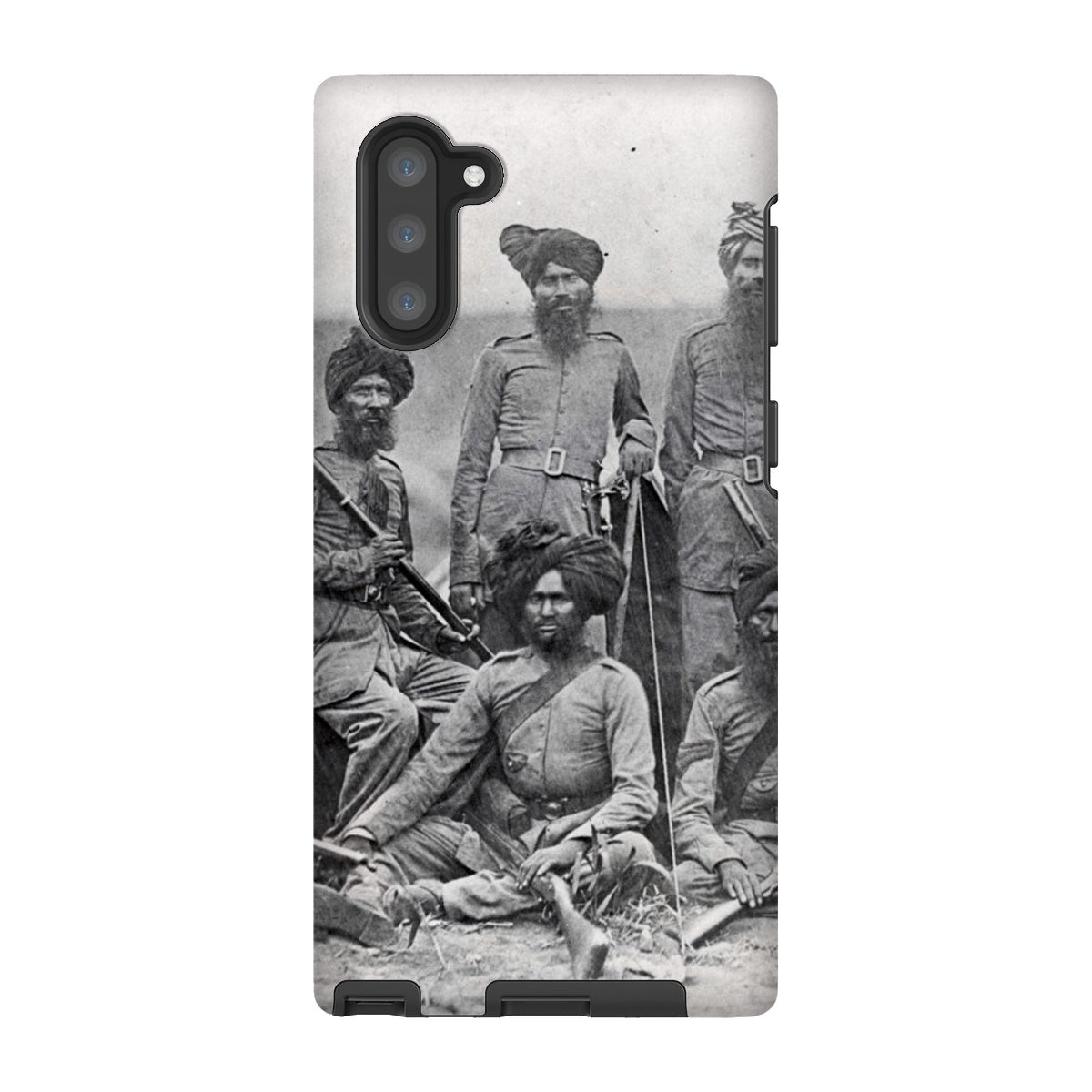 Sikh Officers of the British 15th Punjab Infantry Regiment Tough Phone Case - ramblingsofasikh