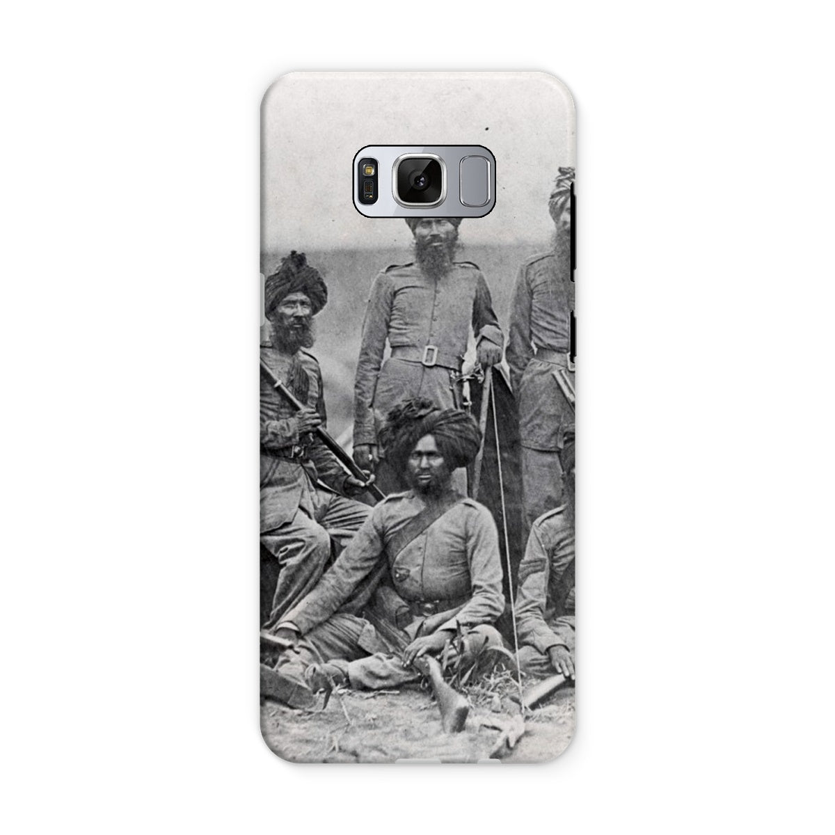 Sikh Officers of the British 15th Punjab Infantry Regiment Tough Phone Case - ramblingsofasikh
