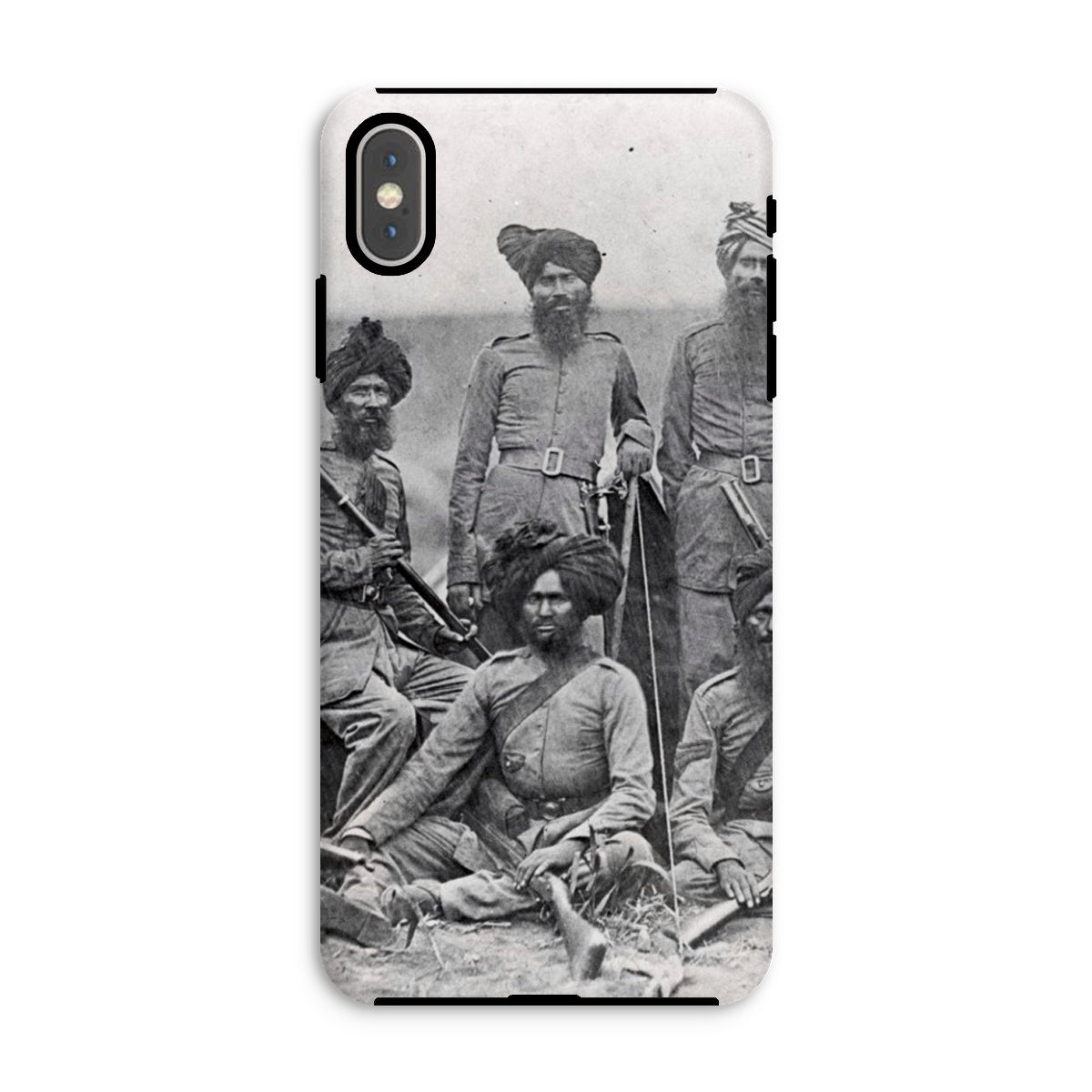 Sikh Officers of the British 15th Punjab Infantry Regiment Tough Phone Case - ramblingsofasikh