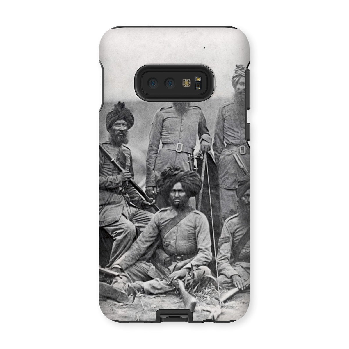 Sikh Officers of the British 15th Punjab Infantry Regiment Tough Phone Case - ramblingsofasikh
