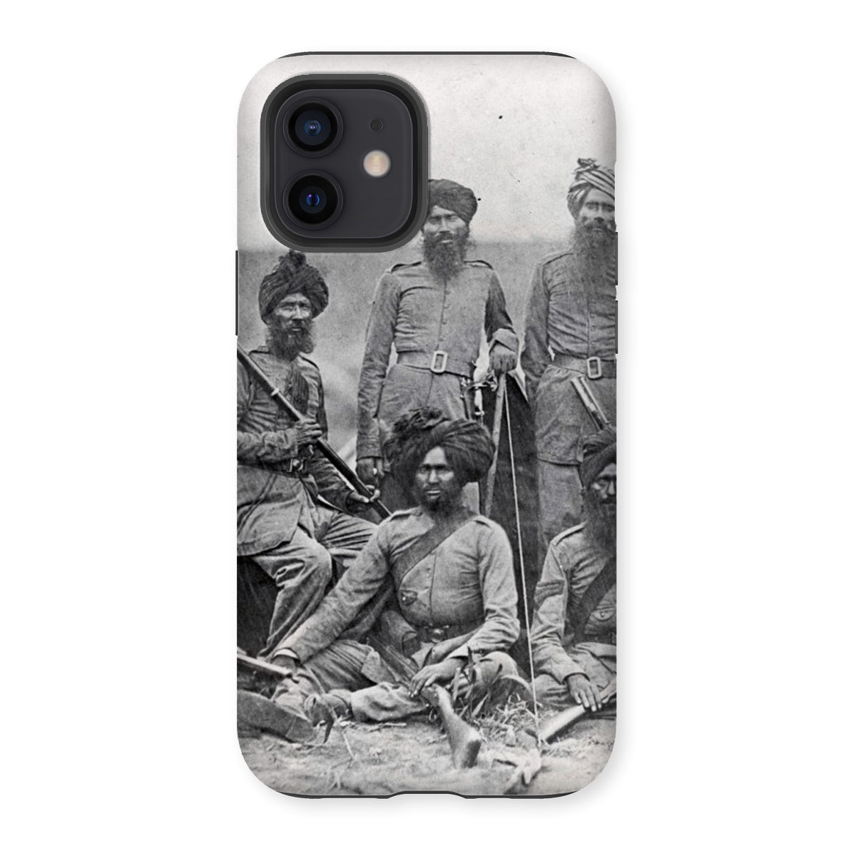Sikh Officers of the British 15th Punjab Infantry Regiment Tough Phone Case - ramblingsofasikh