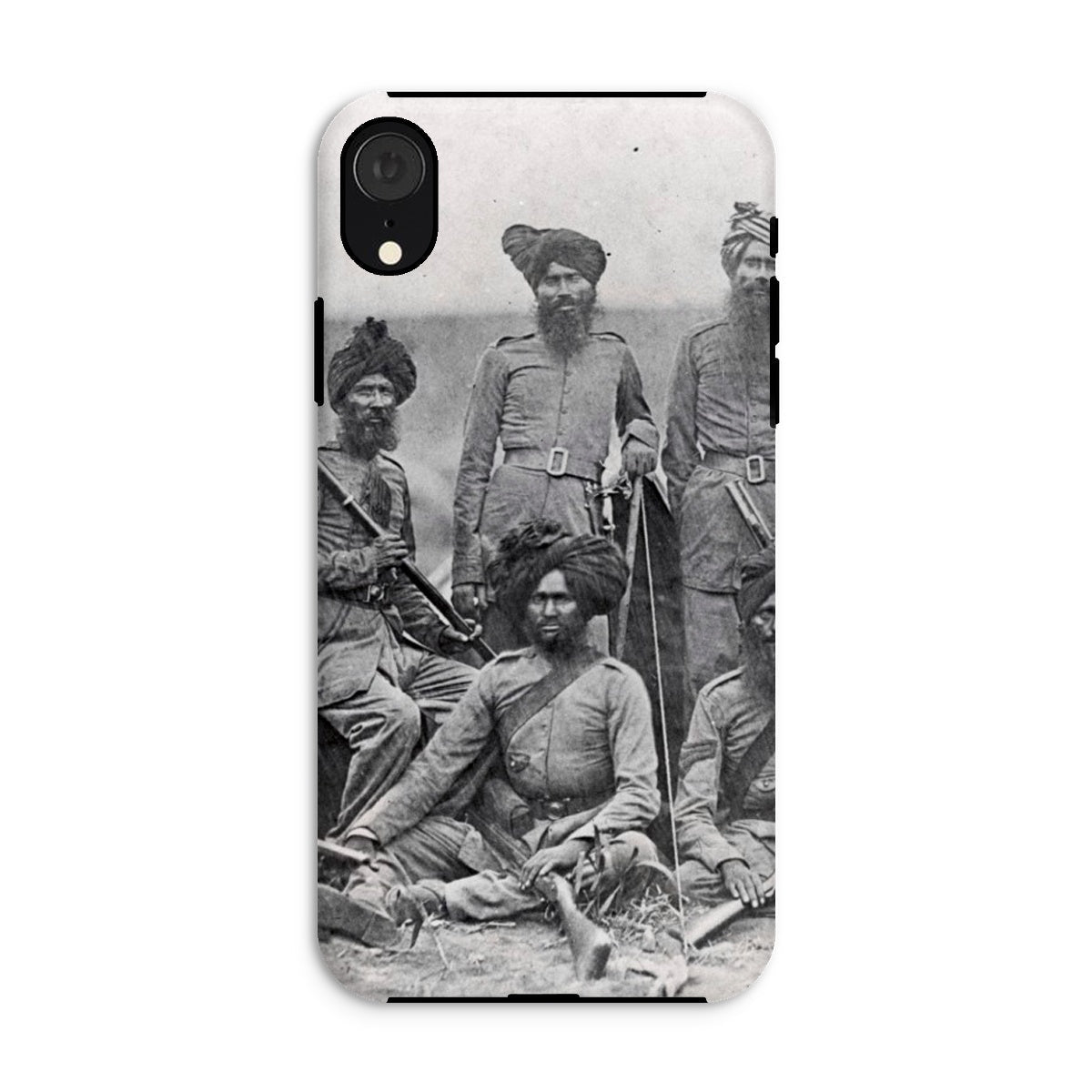 Sikh Officers of the British 15th Punjab Infantry Regiment Tough Phone Case - ramblingsofasikh