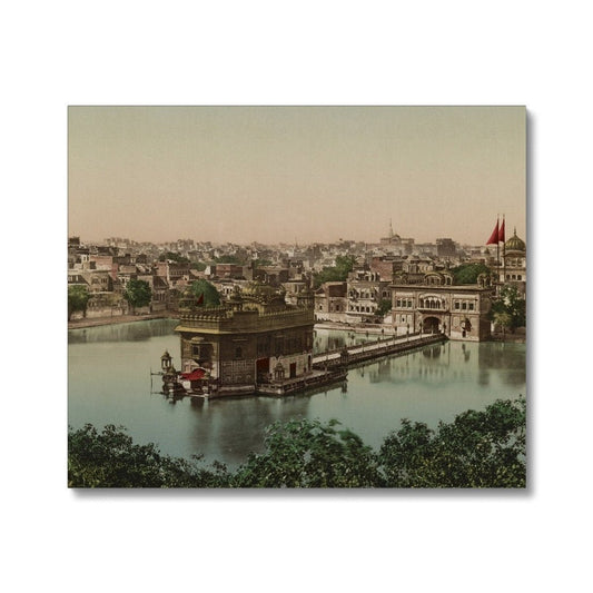 Sri Harmandir Sahib, Amritsar, Punjab, 1890 Canvas - ramblingsofasikh