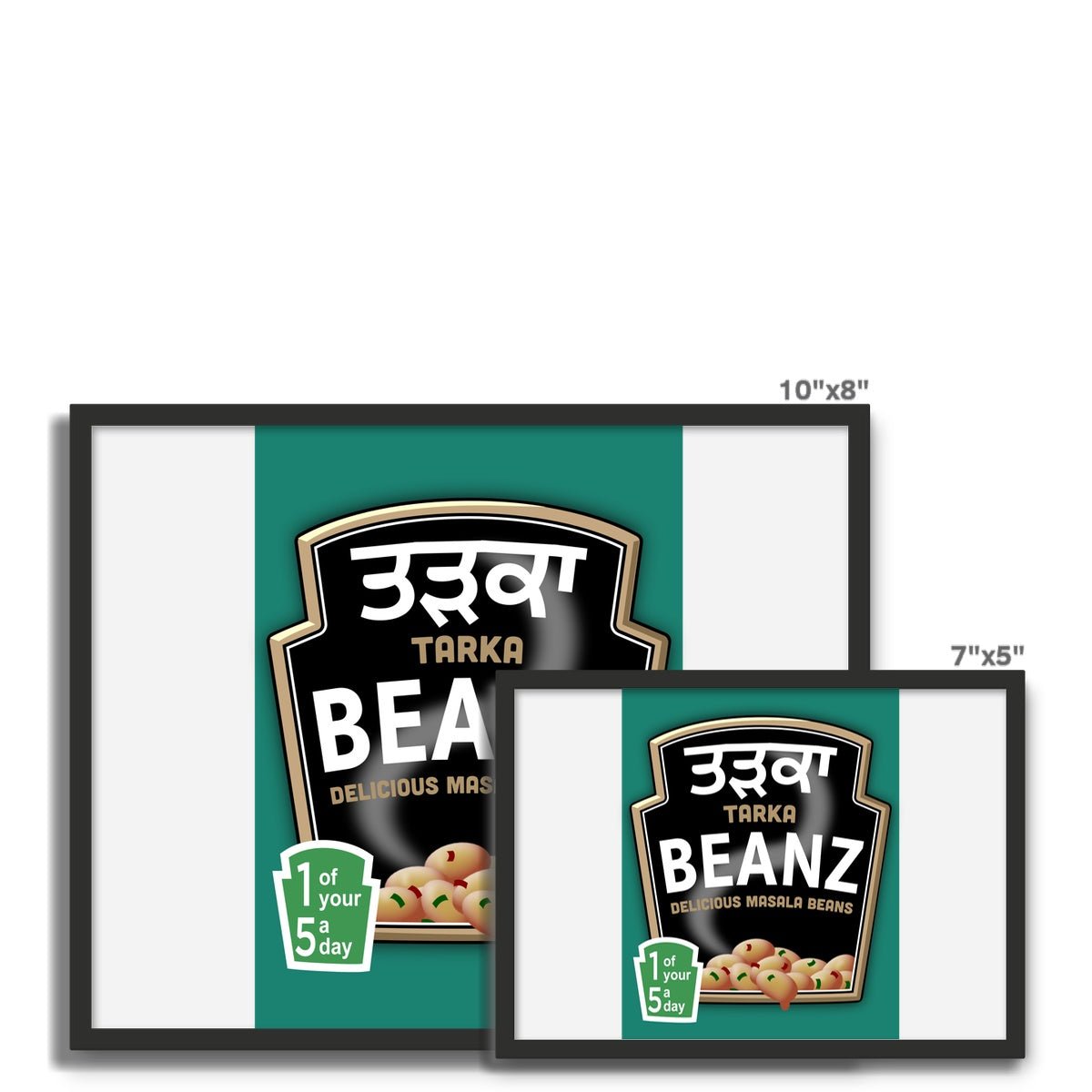 ਤੜਕਾ (Tarka) Beanz Framed Photo Tile - ramblingsofasikh