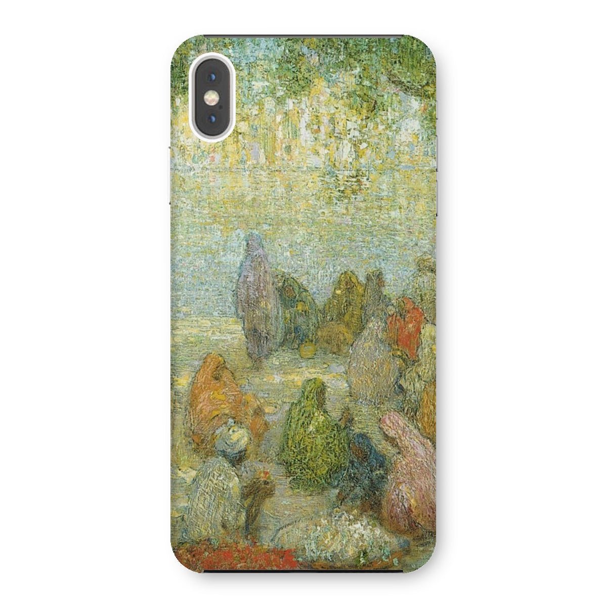 "The Lake by the Golden Temple" - Charles W. Bartlett Snap Phone Case - ramblingsofasikh