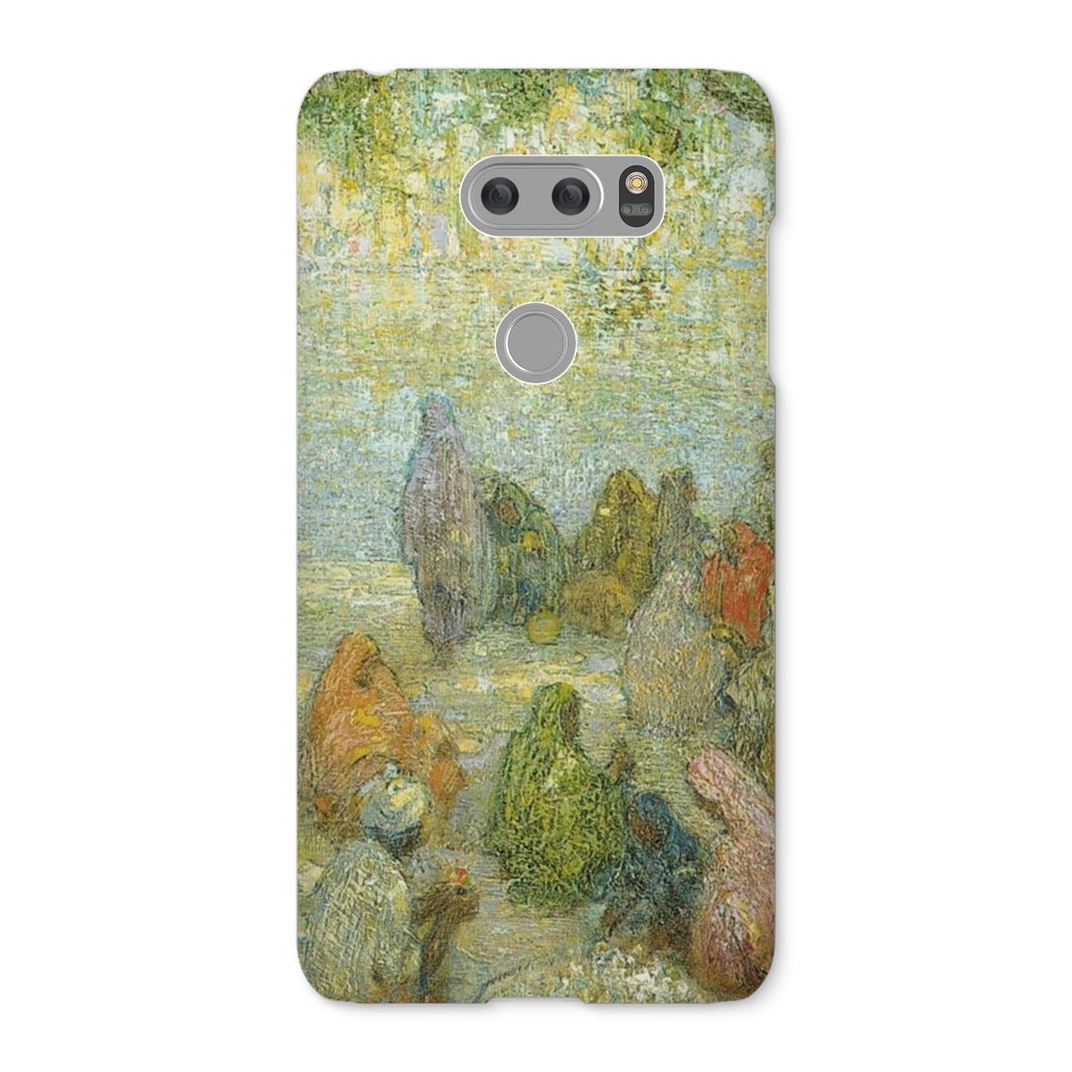 "The Lake by the Golden Temple" - Charles W. Bartlett Snap Phone Case - ramblingsofasikh