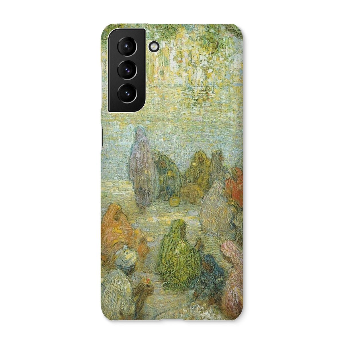 "The Lake by the Golden Temple" - Charles W. Bartlett Snap Phone Case - ramblingsofasikh