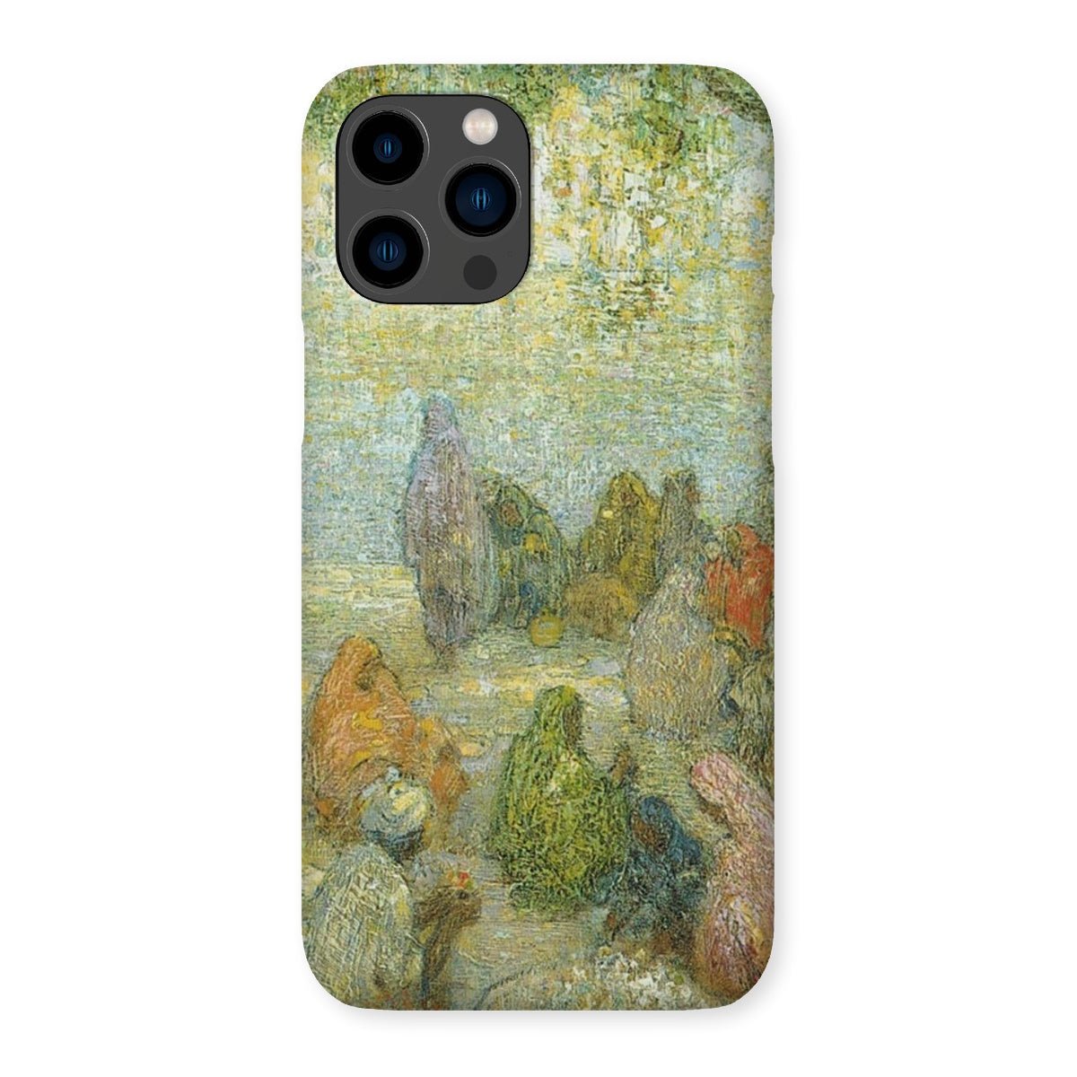 "The Lake by the Golden Temple" - Charles W. Bartlett Snap Phone Case - ramblingsofasikh