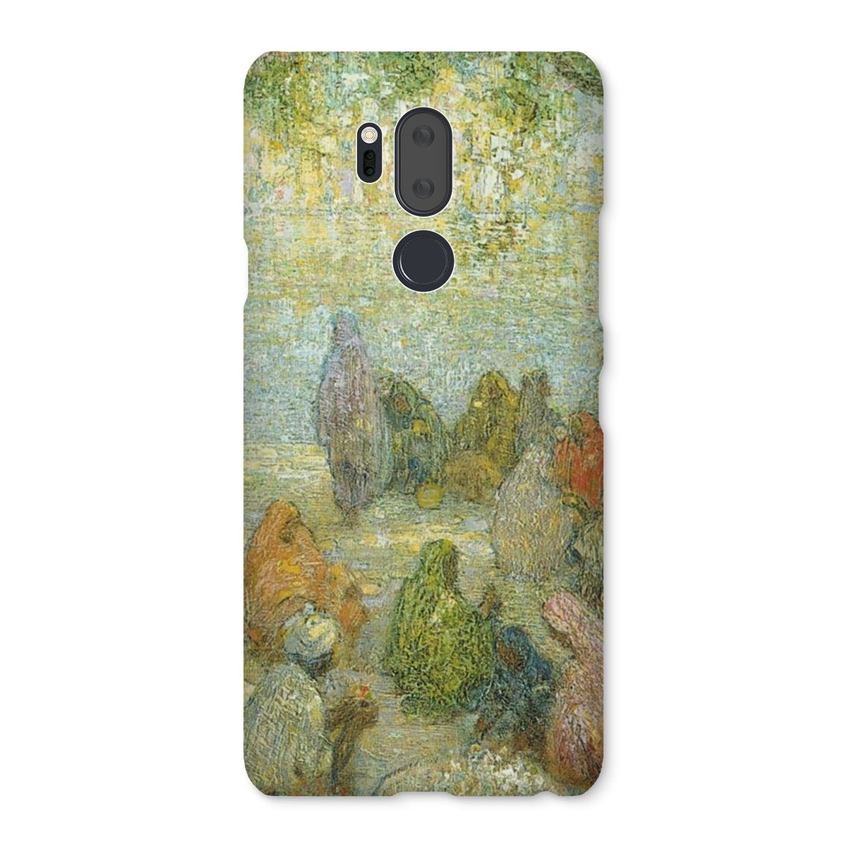 "The Lake by the Golden Temple" - Charles W. Bartlett Snap Phone Case - ramblingsofasikh