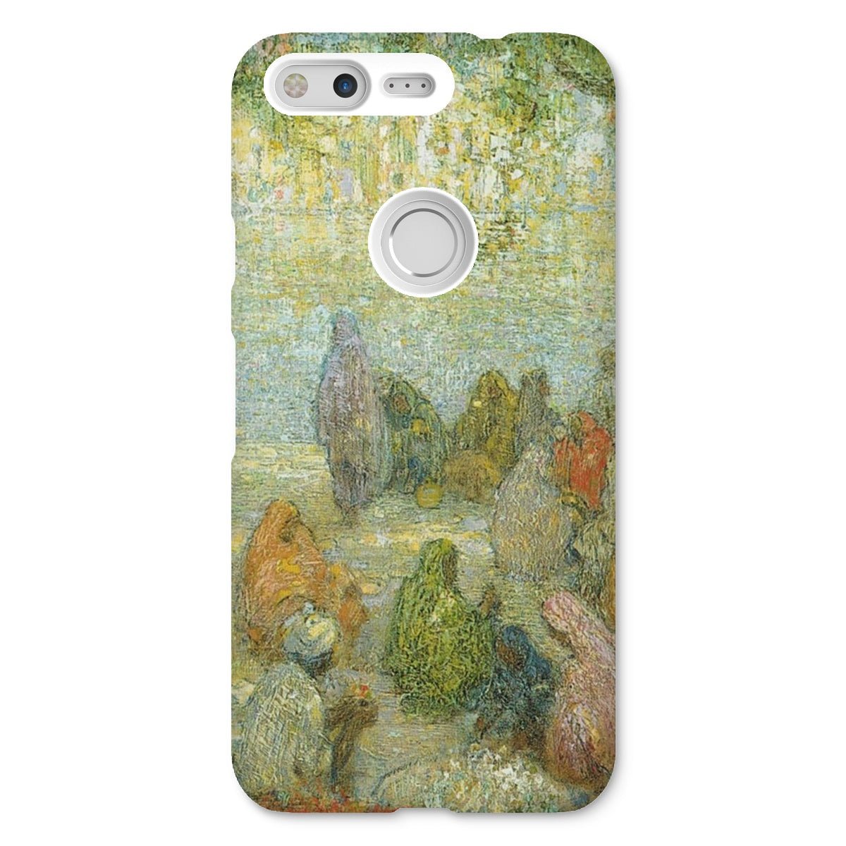 "The Lake by the Golden Temple" - Charles W. Bartlett Snap Phone Case - ramblingsofasikh