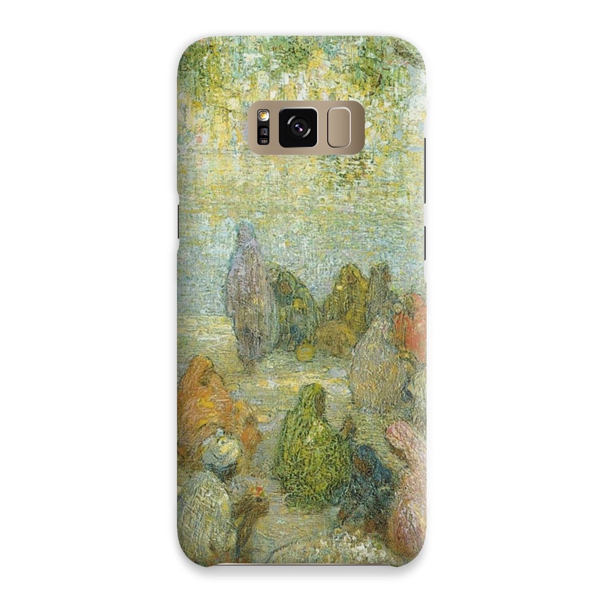 "The Lake by the Golden Temple" - Charles W. Bartlett Snap Phone Case - ramblingsofasikh