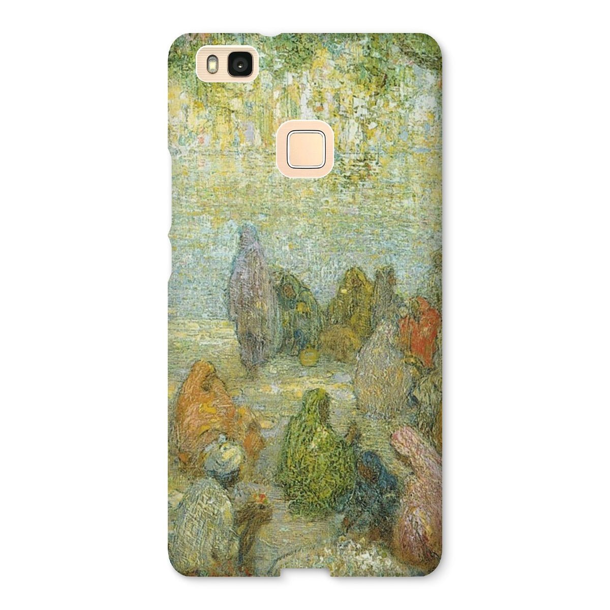 "The Lake by the Golden Temple" - Charles W. Bartlett Snap Phone Case - ramblingsofasikh