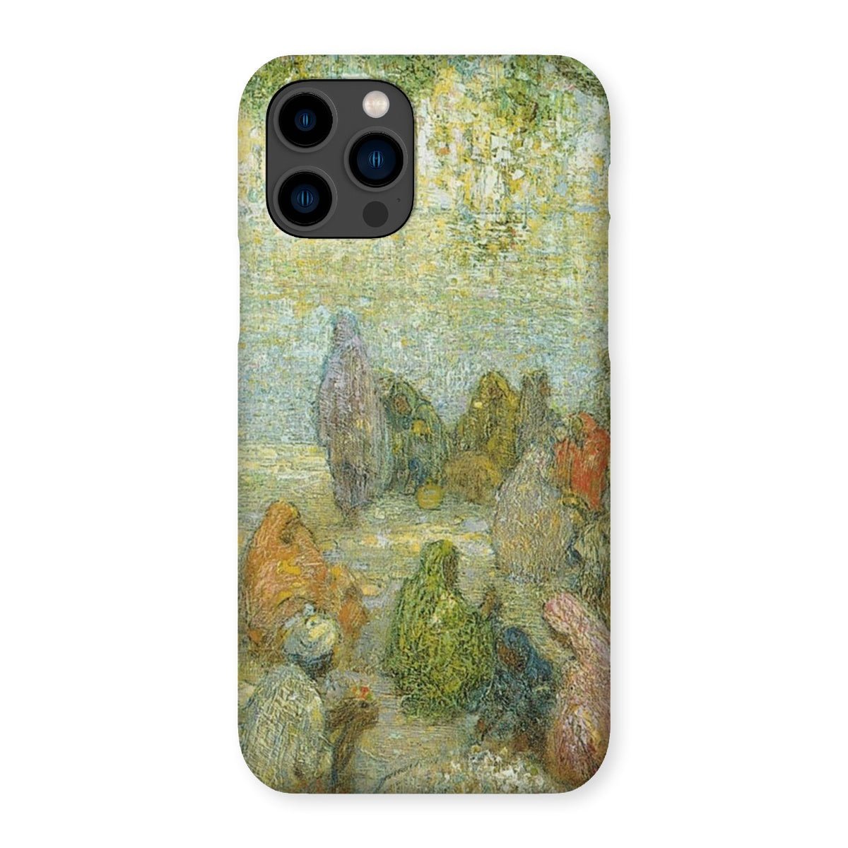 "The Lake by the Golden Temple" - Charles W. Bartlett Snap Phone Case - ramblingsofasikh