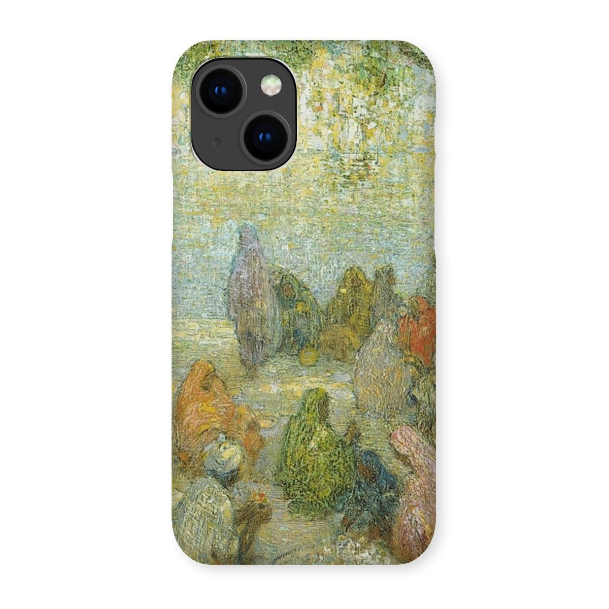"The Lake by the Golden Temple" - Charles W. Bartlett Snap Phone Case - ramblingsofasikh