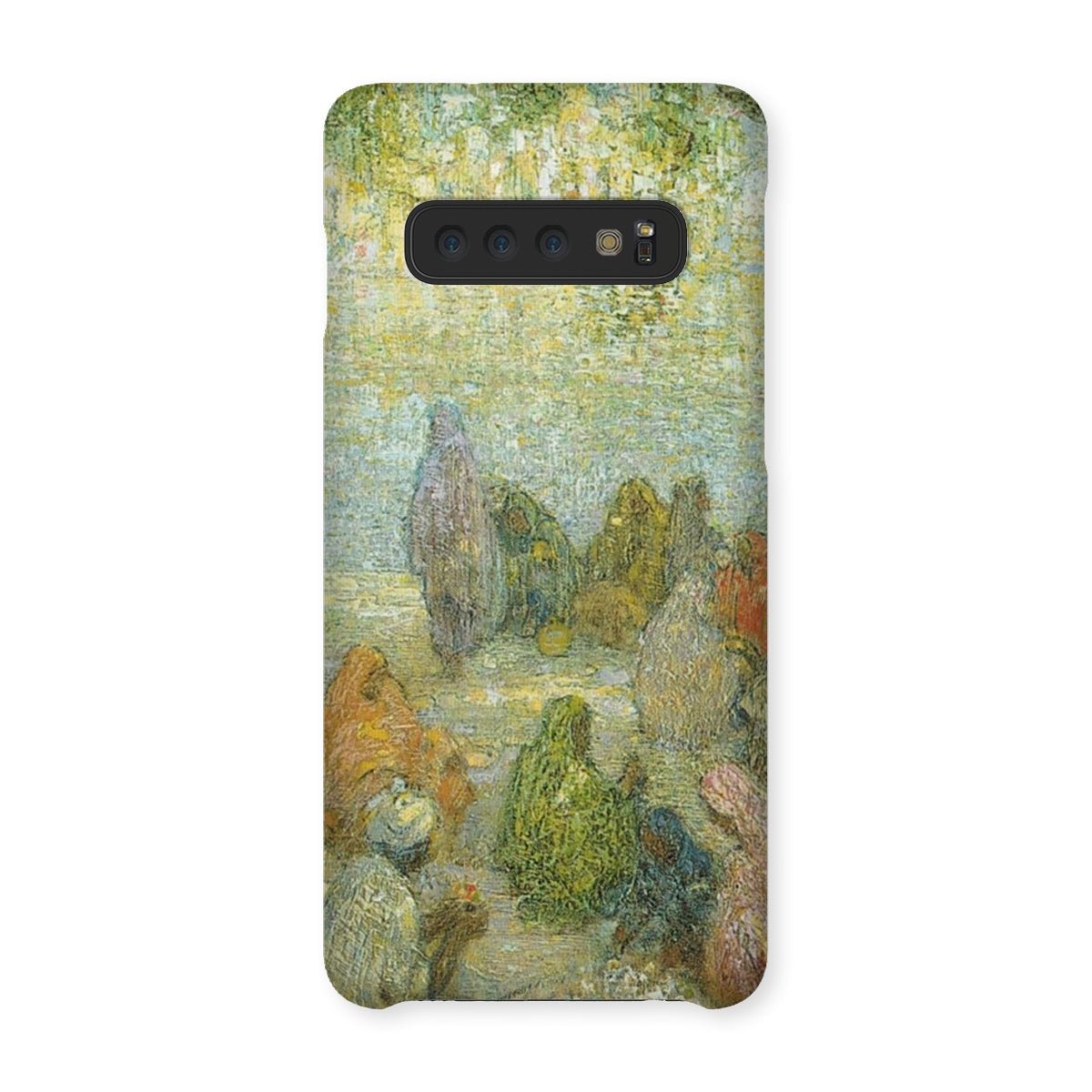 "The Lake by the Golden Temple" - Charles W. Bartlett Snap Phone Case - ramblingsofasikh