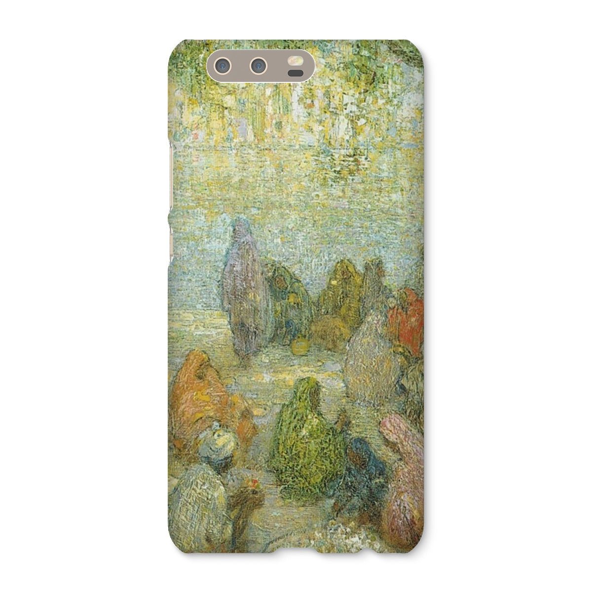 "The Lake by the Golden Temple" - Charles W. Bartlett Snap Phone Case - ramblingsofasikh