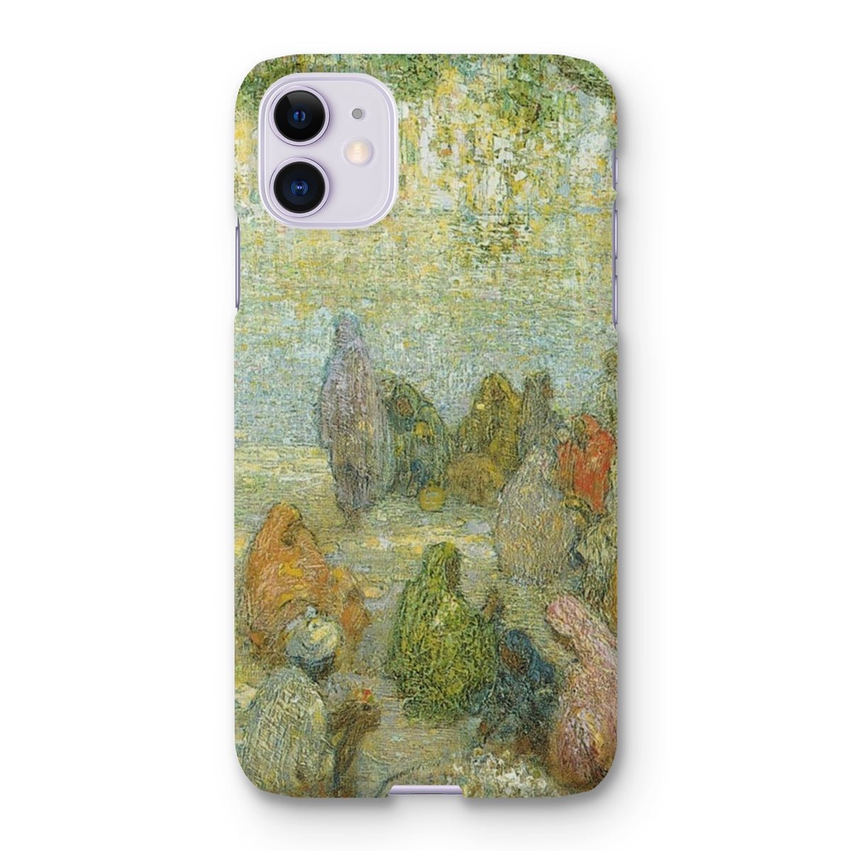 "The Lake by the Golden Temple" - Charles W. Bartlett Snap Phone Case - ramblingsofasikh