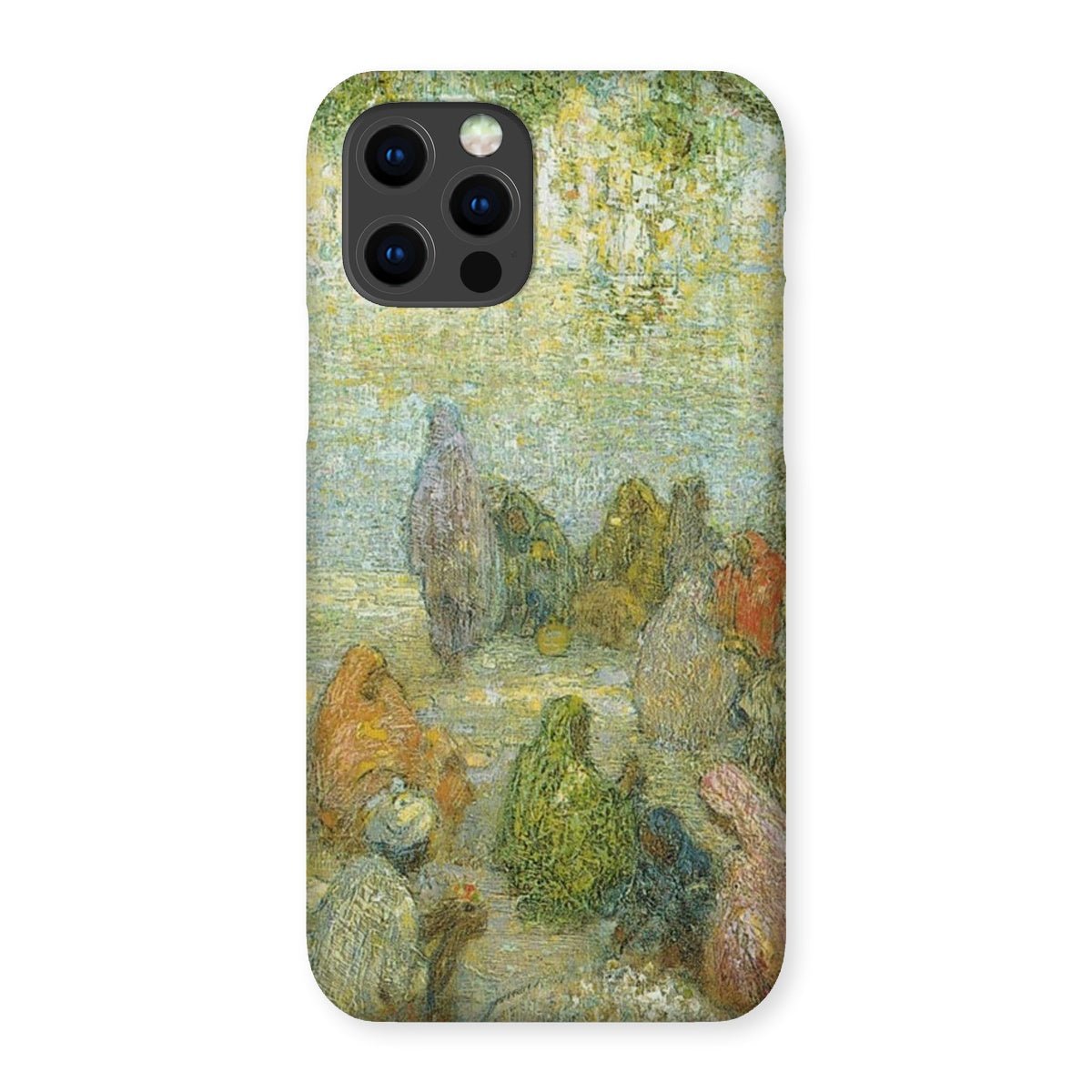 "The Lake by the Golden Temple" - Charles W. Bartlett Snap Phone Case - ramblingsofasikh