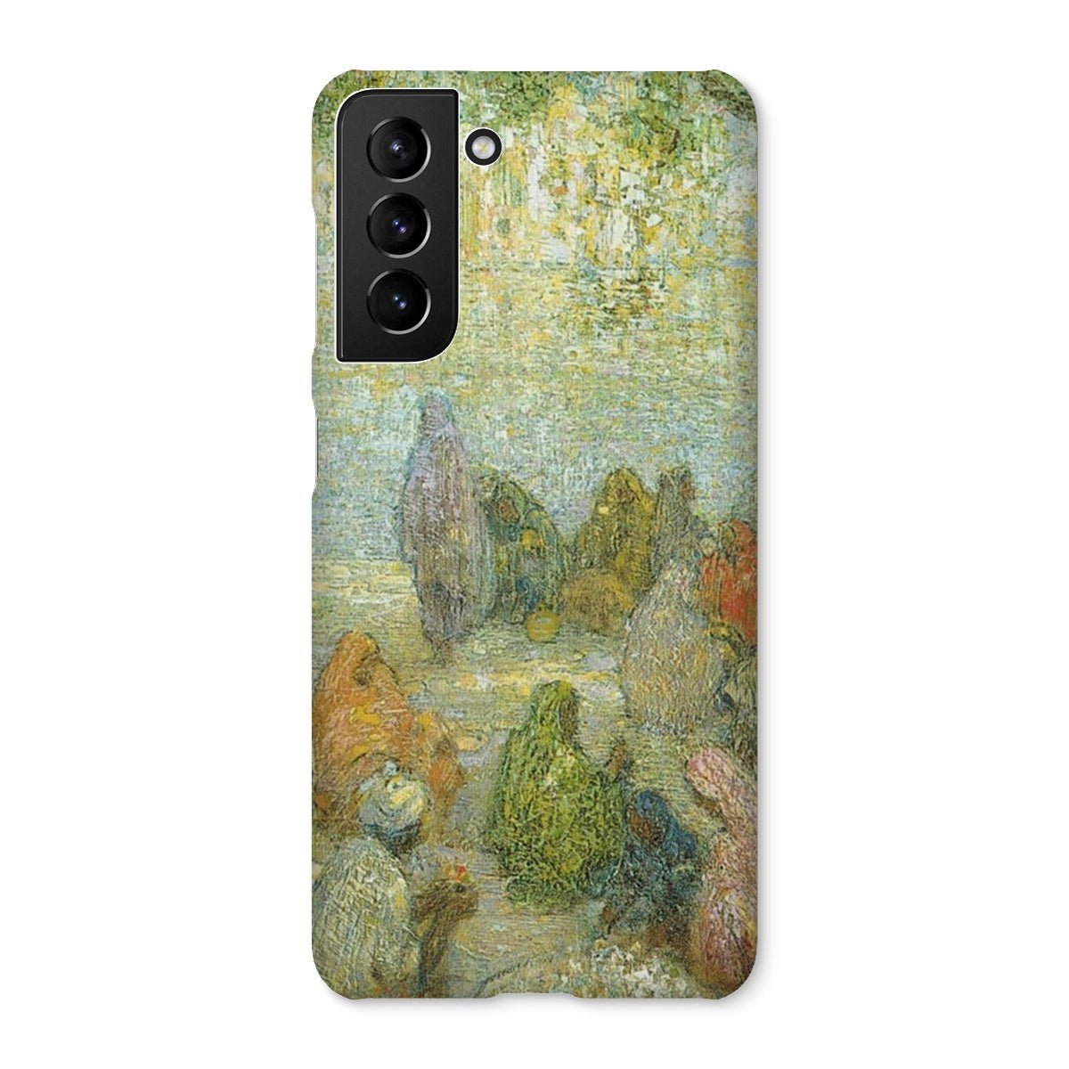 "The Lake by the Golden Temple" - Charles W. Bartlett Snap Phone Case - ramblingsofasikh