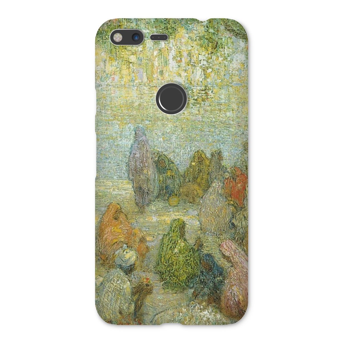 "The Lake by the Golden Temple" - Charles W. Bartlett Snap Phone Case - ramblingsofasikh