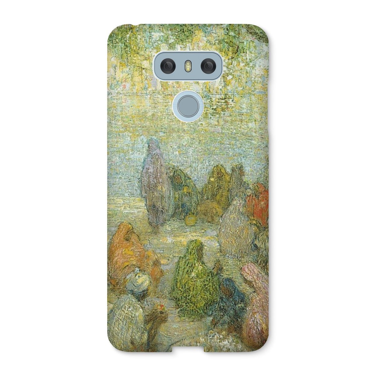 "The Lake by the Golden Temple" - Charles W. Bartlett Snap Phone Case - ramblingsofasikh