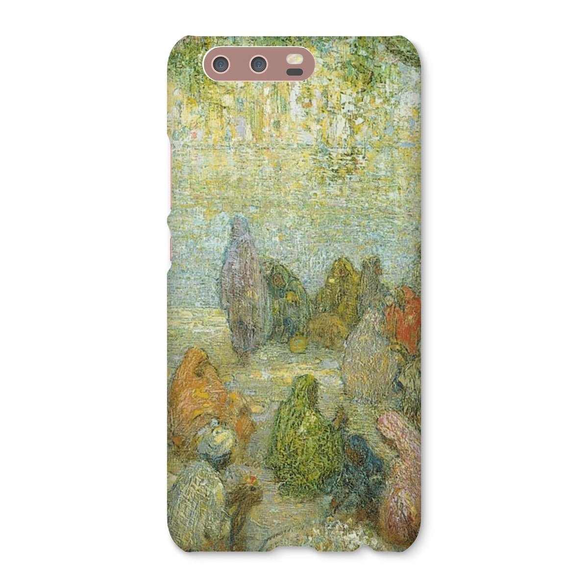 "The Lake by the Golden Temple" - Charles W. Bartlett Snap Phone Case - ramblingsofasikh