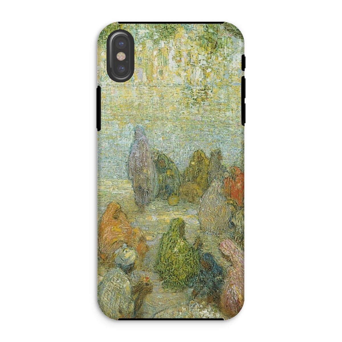 "The Lake by the Golden Temple" - Charles W. Bartlett Tough Phone Case - ramblingsofasikh