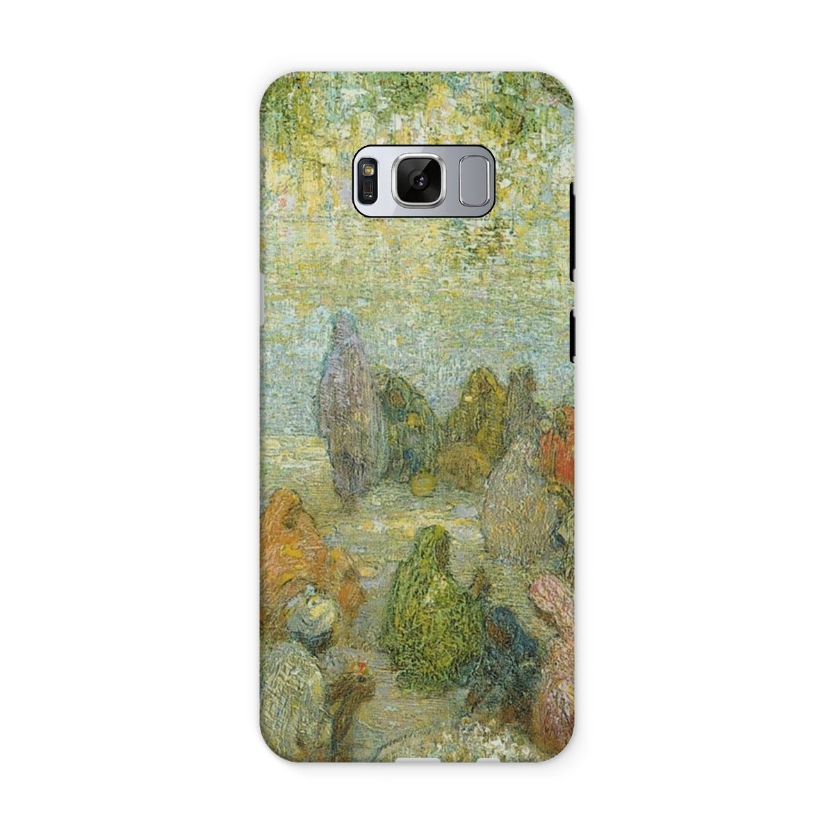 "The Lake by the Golden Temple" - Charles W. Bartlett Tough Phone Case - ramblingsofasikh