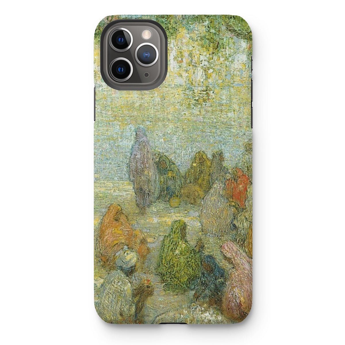 "The Lake by the Golden Temple" - Charles W. Bartlett Tough Phone Case - ramblingsofasikh