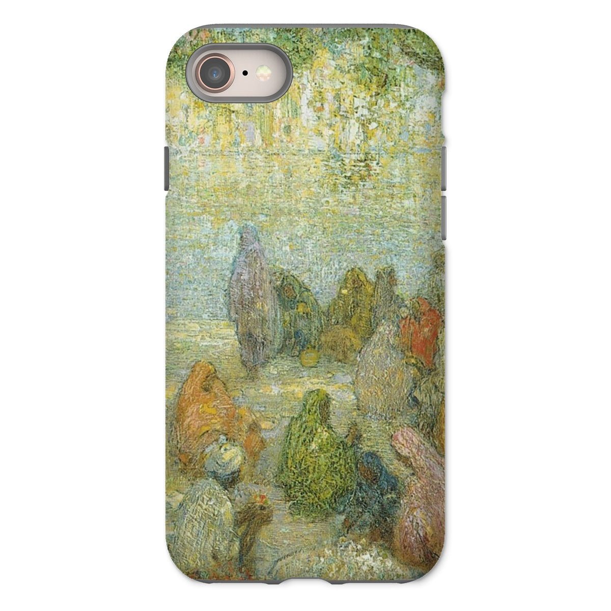 "The Lake by the Golden Temple" - Charles W. Bartlett Tough Phone Case - ramblingsofasikh
