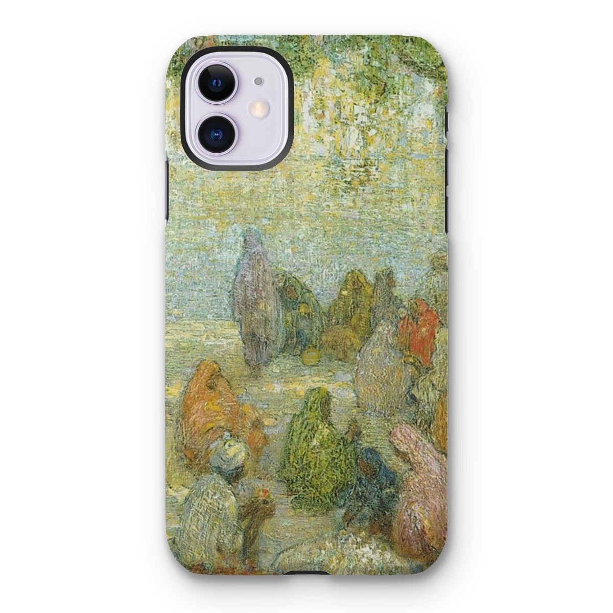 "The Lake by the Golden Temple" - Charles W. Bartlett Tough Phone Case - ramblingsofasikh