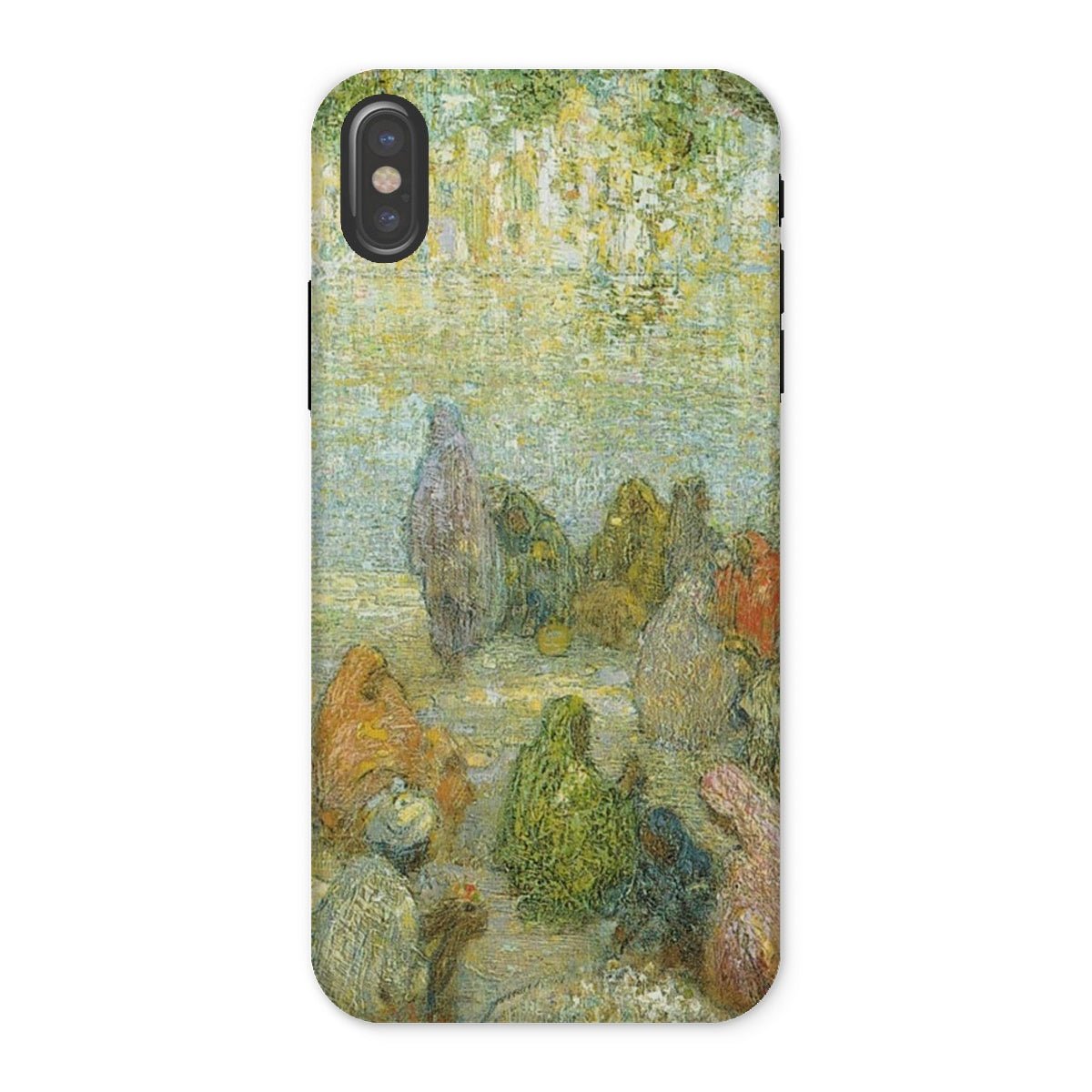 "The Lake by the Golden Temple" - Charles W. Bartlett Tough Phone Case - ramblingsofasikh