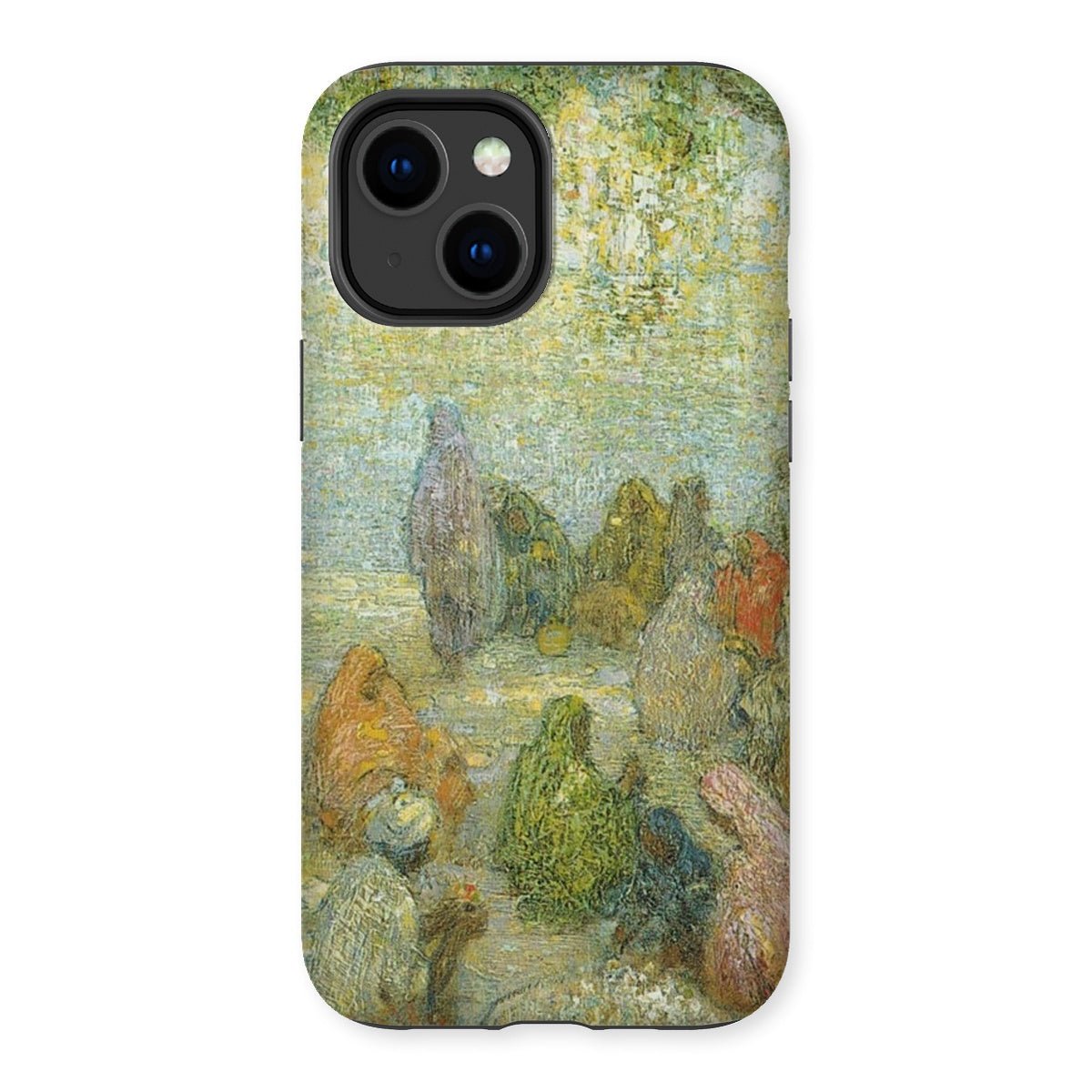 "The Lake by the Golden Temple" - Charles W. Bartlett Tough Phone Case - ramblingsofasikh