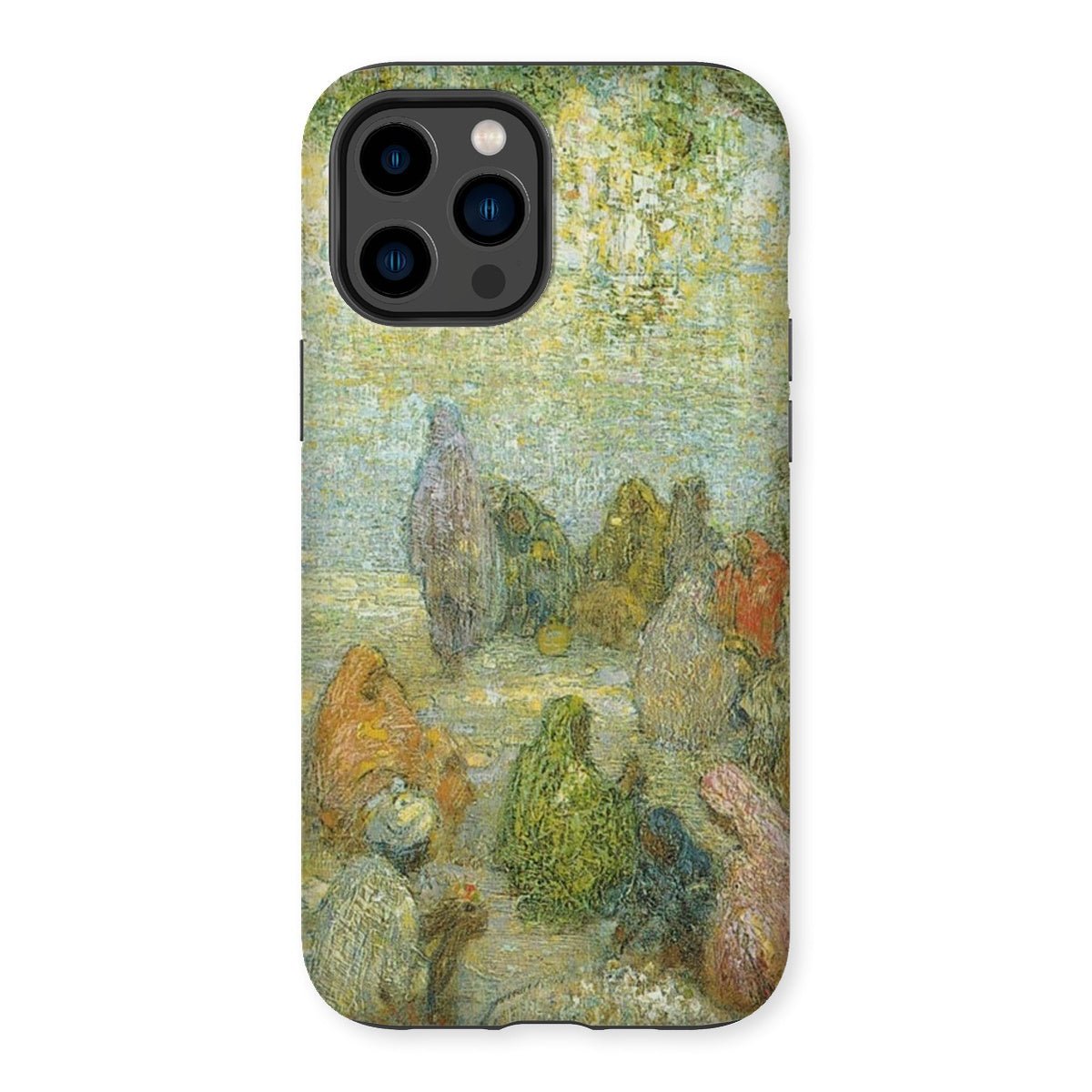 "The Lake by the Golden Temple" - Charles W. Bartlett Tough Phone Case - ramblingsofasikh