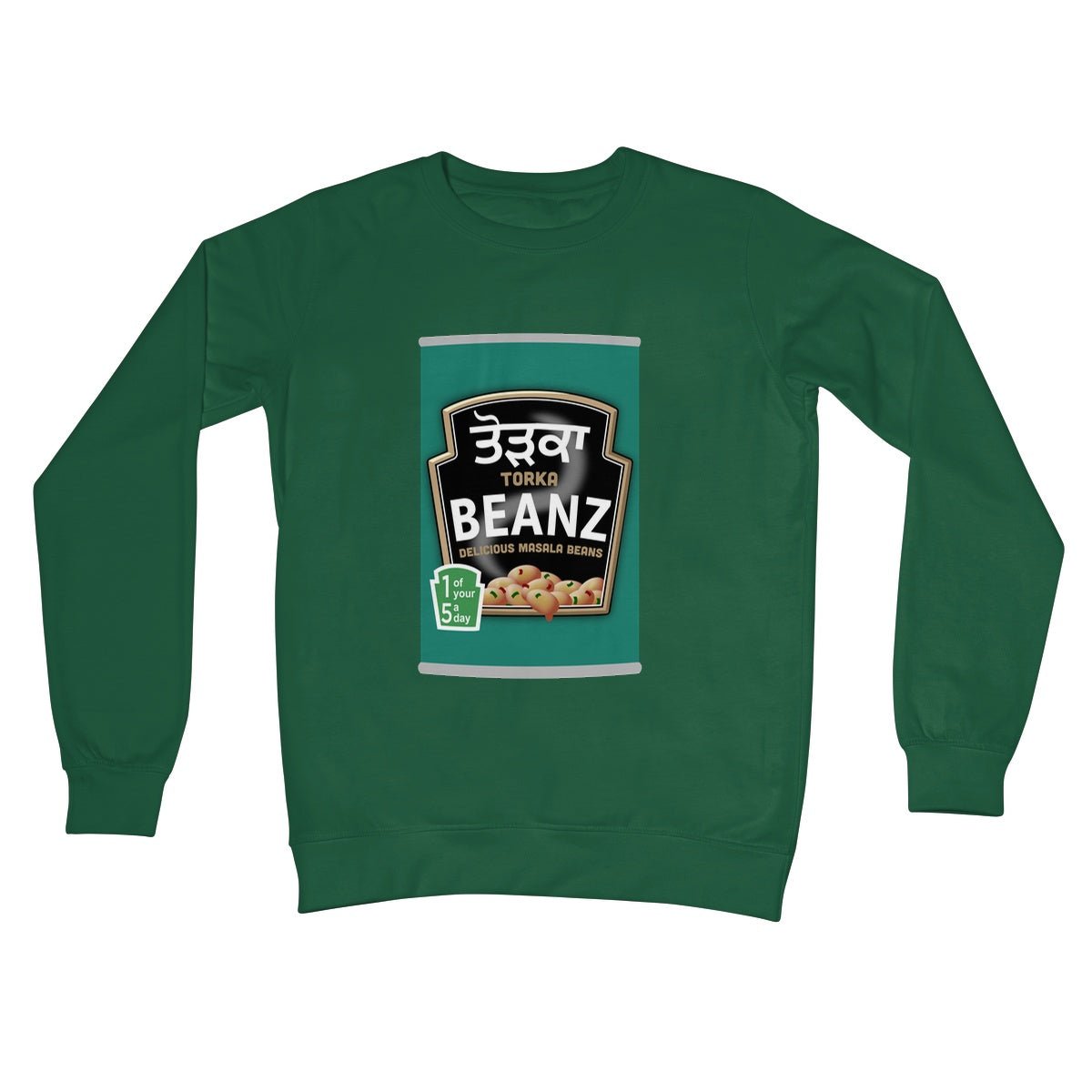ਤੋੜਕਾ (Torka) Beanz Crew Neck Sweatshirt - ramblingsofasikh
